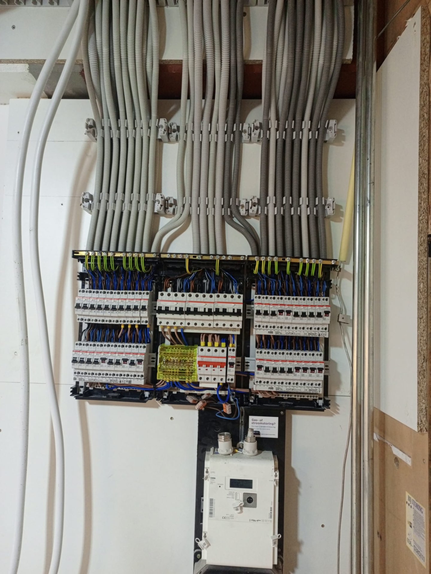 Complete groepenkast ABB